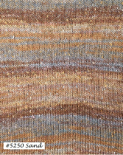Summer Sesame Yarn from Berroco. Color #5250 Sand