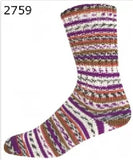 Supersocke Christmas Collection from OnLine, A sock weight yarn for knit or crochet in color #2759