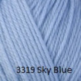 Berroco Ultra Wool, a superwah worsted weight yarn. Color 3319 Sky Blue