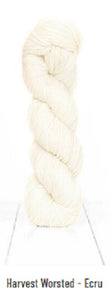 Harvest Worsted Yarn from Urth Yarns. An extra fine Merino plied yarn in solid colors.