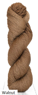 Harvest Fingering Yarn from Urth Yarns. Color Walnut