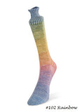 Watercolor Sock Yarn from Laines du Nord. Color #102 Rainbow