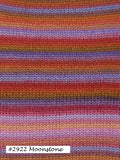 Wizard Yarn from Berroco. A self striping yarn in color way #2922 Moonstone.