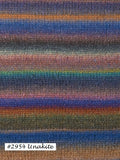 Wizard Yarn from Berroco. A superwash merino blend that self stripes in colorway #2954 Unakite