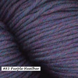 Worsted Merino Superwash Yarn from Plymouth Yarn, Color #83 Purple Heather