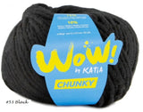 Wow Chunky from Katia, color #53 Black