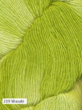 Nuble Yarn from Aracunia. Color #219 Wasabi