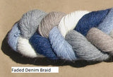 Superfine 400 Braid from Yarn and Soul, Colorway: Faded Denim