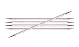 Nova Cubic Platina Double Pointed 6" Knitting Needles