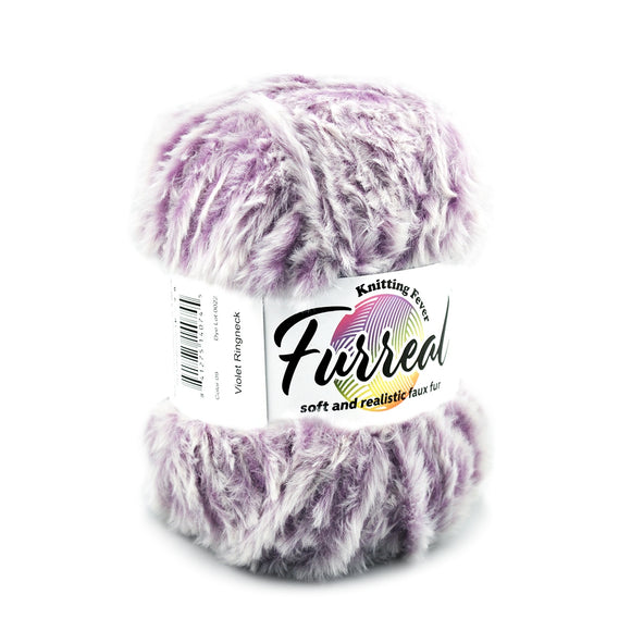 Furreal Yarn from Knitting Fever. A faux fur that is great looking and soft to the touch.