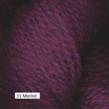 Homestead Yarn from Plymouth Yarn. Color 31 Merlot