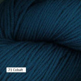 Worsted Merino Superwash Yarn from Plymouth. Color #71 Cobalt