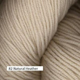 Worsted Merino Superwash Yarn from Plymouth. Color #82 Natural Heather