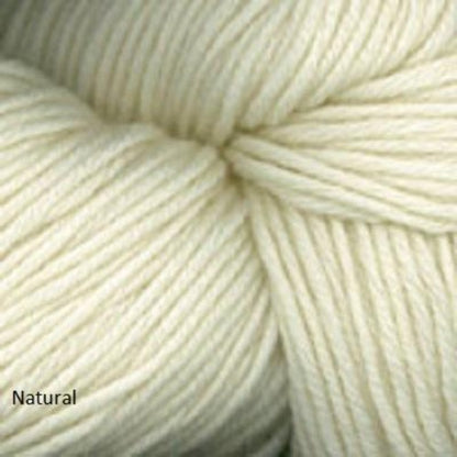 Worsted Merino Superwash Yarn from Plymouth. color #01 Natural