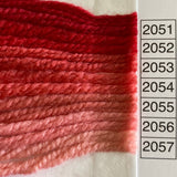 Waverly Wool Needlepoint Yarn color shade sample for #2051 to 2057