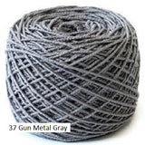 Co Ba Si Plus from Hi Koo. A blend of Cotton, Bamboo, Silk and Nylon. Color #37 Gun Metal Gray