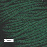 Worsted Merino Superwash Yarn from Plymouth. Color #4 Green