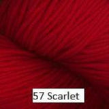 Worsted Merino Superwash Yarn from Plymouth. Color #57 Scarlet
