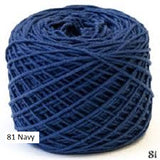 Co Ba Si Plus from Hi Koo. A blend of Cotton, Bamboo, Silk and Nylon. Color #81 Navy