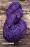 Vivacious DK Yarn from Fyberspates Color #828 Blueberry Imps