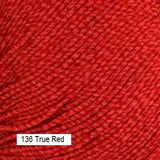 Bamboo Pop Yarn from Universal. Color #126 True Red