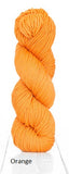 Harvest Worsted Yarn from Urth Yarns. Color Orange
