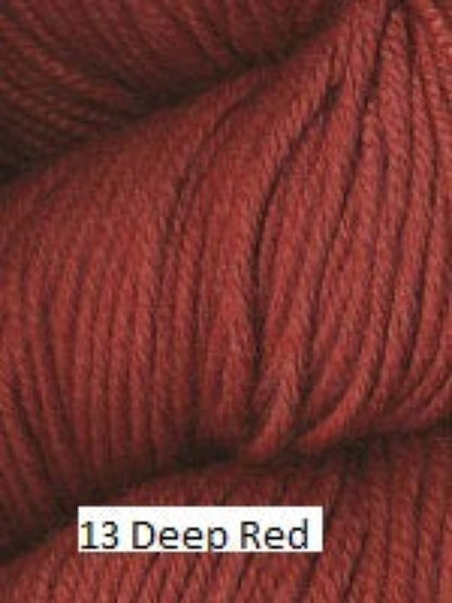 Cozy Alpaca from Ella Rae. A blend of Acrylic and Baby Alpaca.  Color #13 Deep Red