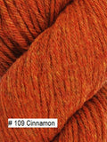 Santa Cruz Yarn from Juniper Moon Farms. Color #109 Cinnamon