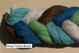 Superfine 400 Braid from Yarn and Soul, Colorway: Deep Forest