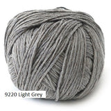 Schoppel's Cashmere Queen Yarn in color #9220 Light Grey.