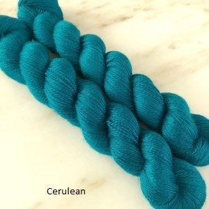 Reywa Fivers Bloom Yarn in Cerulean.