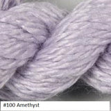 Silk and Ivory Needlepoint Yarn. Color #100 Amethyst