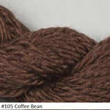 Silk and Ivory Needlepoint Yarn. Color #105 Coffee Bean