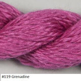 Silk and Ivory Needlepoint Yarn. Color #119 Grenadine