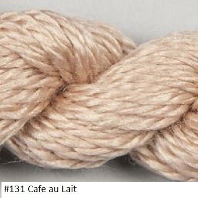 Silk and Ivory Needlepoint Yarn. Color #131 Cafe au Lait