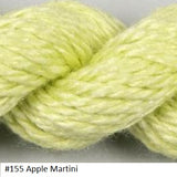Silk and Ivory Needlepoint Yarn. Color #155 Apple Martini