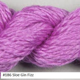 Silk and Ivory Needlepoint Yarn. Color #186 Sloe Gin Fizz