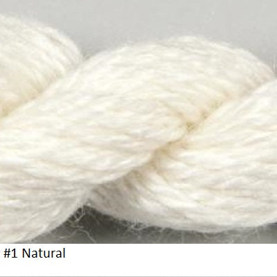 Silk and Ivory Needlepoint Yarn. Color #1 Natural