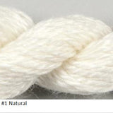 Silk and Ivory Needlepoint Yarn. Color #1 Natural