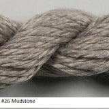 Silk and Ivory Needlepoint Yarn. Color #26 Mudstone