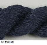 Silk and Ivory Needlepoint Yarn. Color #31 Midnight