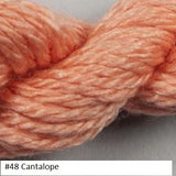 Silk and Ivory Needlepoint Yarn. Color #48 Cantalope