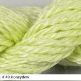 Silk and Ivory Needlepoint Yarn. Color #49 Honeydew