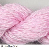 Silk and Ivory Needlepoint Yarn. Color #71 Bubble Gum