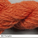 Silk and Ivory Needlepoint Yarn. Color #82 Pumpkin