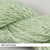 Silk and Ivory Needlepoint Yarn. Color  #83 Artichoke