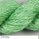 Silk and Ivory Needlepoint Yarn. Color #87 Kelly