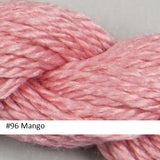 Silk and Ivory Needlepoint Yarn. Color #96 Mango