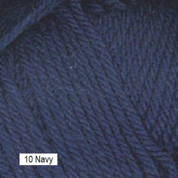 Galway Yarn from Plymouth Yarns. Color #10 Navy