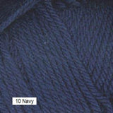 Galway Yarn from Plymouth Yarns. Color #10 Navy